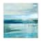 Stupell Industries Abstract Ocean Horizon Modern Nautical Painting Blue Green,12" x 12"
